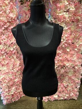 Options Cashmere Tank atop